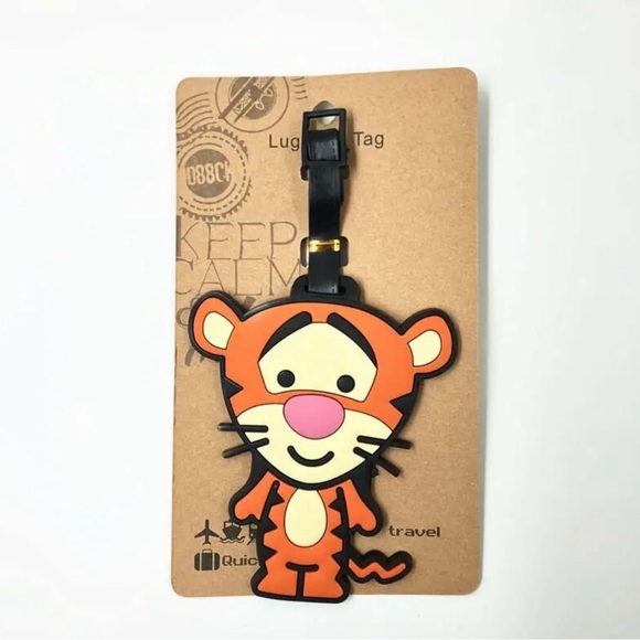 New Tigger Silicone Luggage Tag - Picture 1 of 1